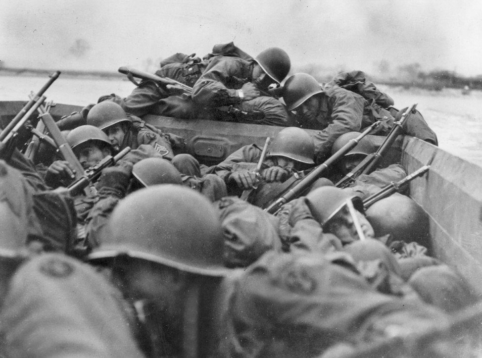 Rheinübergang amerikanischer Soldaten, 1945