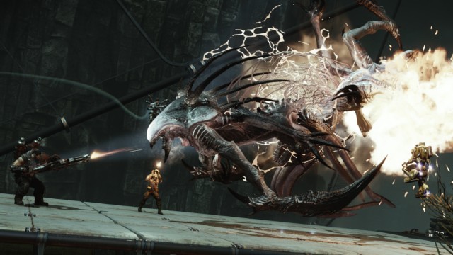 Computerspiel "Evolve": Die Wraith ist das bislang einzige weibliche Monster des Spiels - und eine Meisterin der Tarnung.