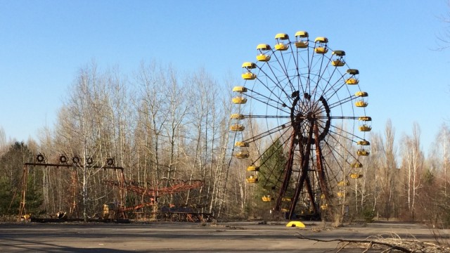 Atomruine von Tschernobyl: Ein verlassener Vergnügungspark der evakuierten Stadt Pripjat