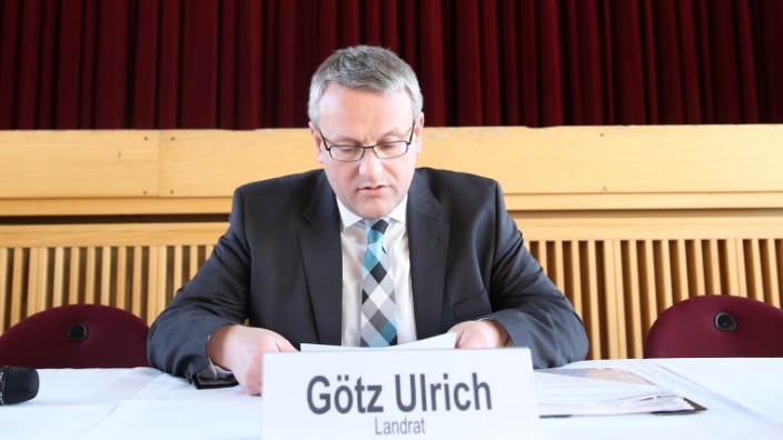 Tröglitz - Landrat Götz Ulrich