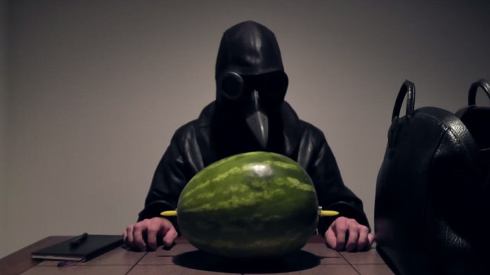 ASMR-Video mit Wassermelone