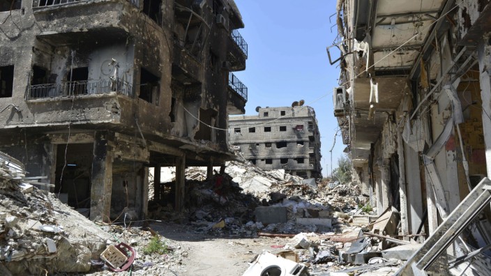 Syrien: Jarmuk war mal Heimat von mehreren Hunderttausend Menschen. Ein Großteil ist geflohen.