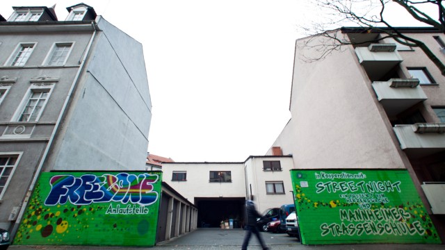 Bildungsverlierer: Hinter bunten Wänden befindet sich die Mannheimer "Freezone", eine Anlaufstelle für junge Obdachlose.