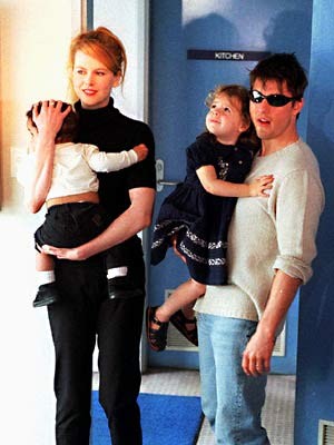 Nicole Kidman mit Tom Cruise und Kindern