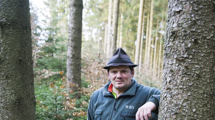 Aying, Werner Fauth, neuer Vorsitzende der Waldbesitzervereinigung München-Ost, Foto: Angelika Bardehle