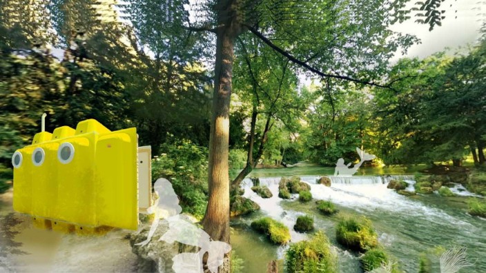 Wohnungen: Schlafen bei Nixen: Dieser hübsche Entwurf heißt "Yellow Submarine" und wird aus gelben Badewannen bestehen.