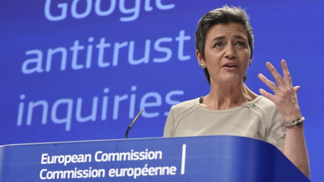 Kartellrecht: Schickt Google eine offizielle Beschwerde: EU-Wettbewerbskommissarin Margrethe Vestager.