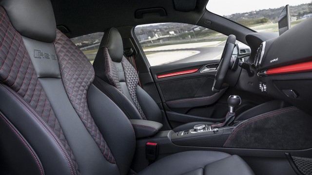 Der Innenraum des Audi RS 3 Sportback.