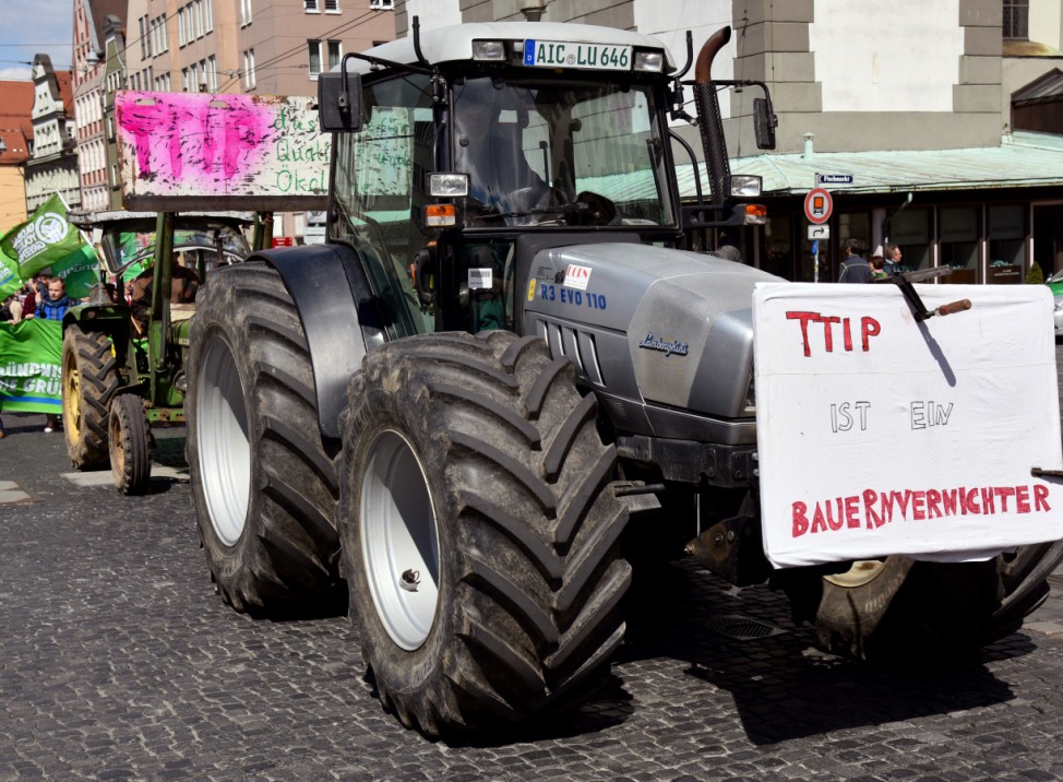 Bayernweite Aktionen gegen das geplante Freihandelsabkommen TTIP
