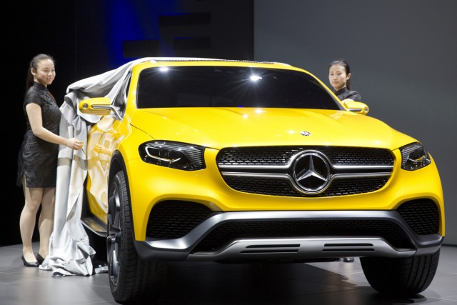 Mercedes GLC Coupé in Shanghai auf der China Auto Show