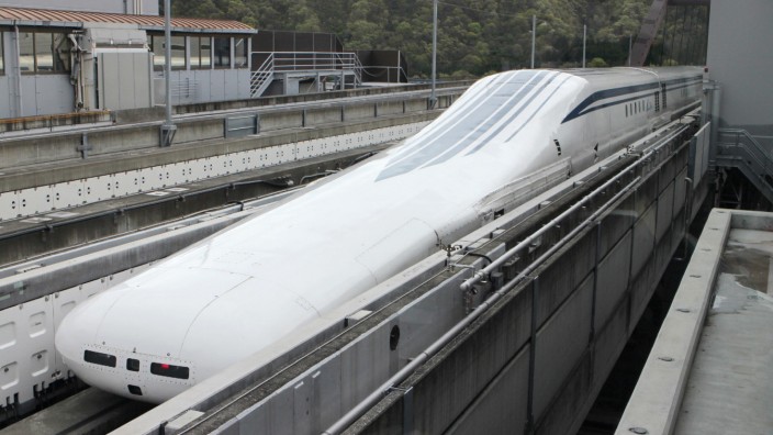 Japans Magnetschwebezug Maglev.