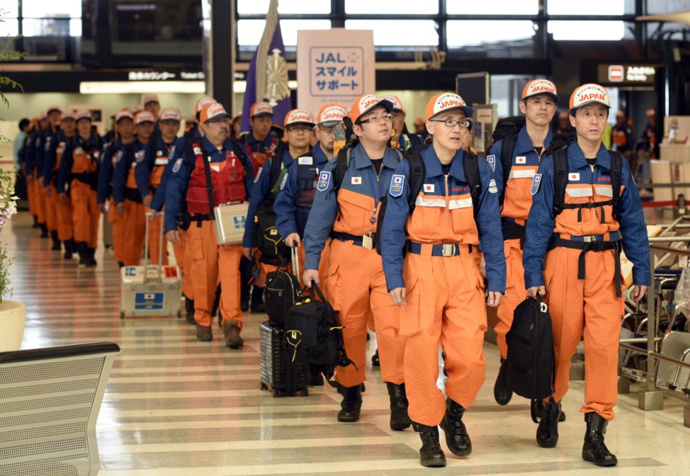 Nepal earthquake rescue from Japan