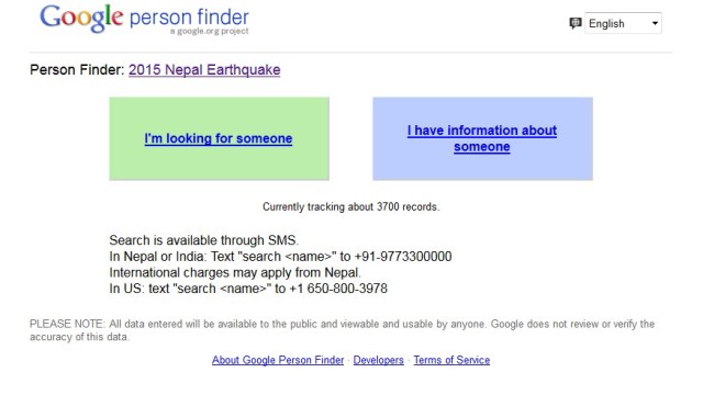 Nepal Facebook Security Check Google Person Finder