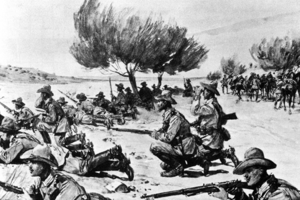 Deutsch-Südwestafrika 1904-1905: Kämpfe gegen Hottentotten und Hereros