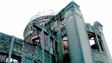 Bombenrelikt in Hiroshima: die Atomic Dome genannte Ruine der Handelskammer