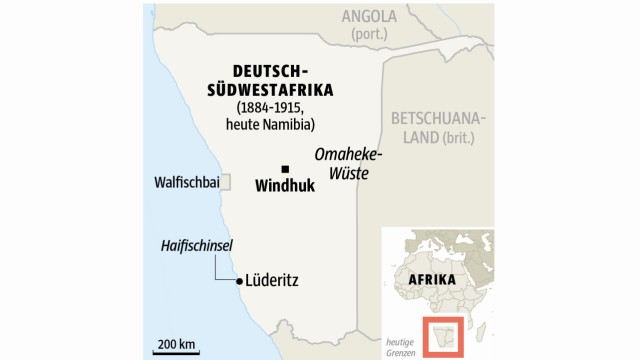 Herero in Deutsch-Südwestafrika: SZ-Grafik: Hanna Eiden