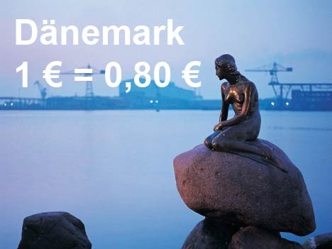 Wo der Euro was wert ist: Dänemark, ddp