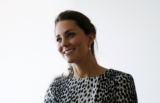 A file photo shows Britain's Catherine, Duchess of Cambridge, visiting Turner Contemporary in Margate, southern England
