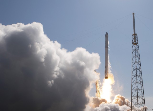 Die Falcon 9 Rakete von SpaceX