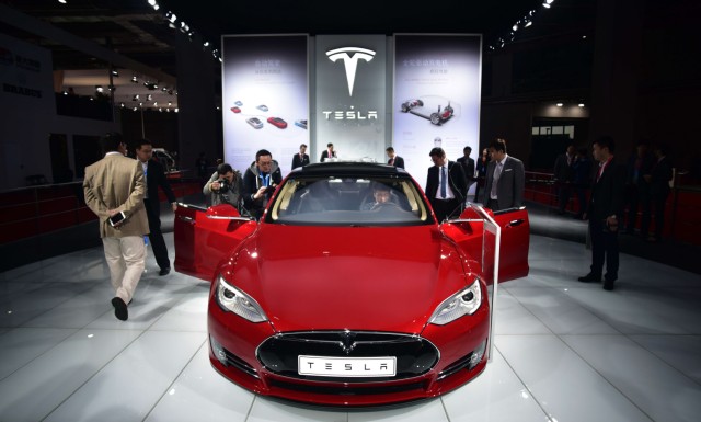 Tesla Model S in Shanghai