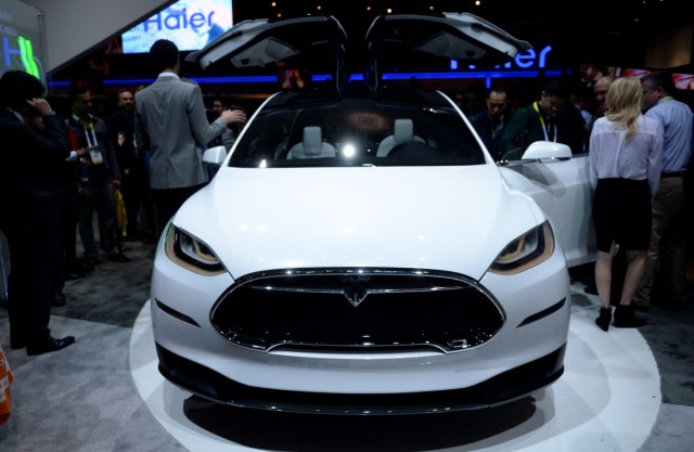 Tesla Model X auf der CES
