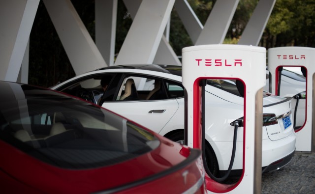Supercharge Stationen von Tesla