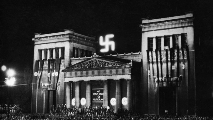 Hermann Göring spricht zur Volksabstimmung in München, 1934