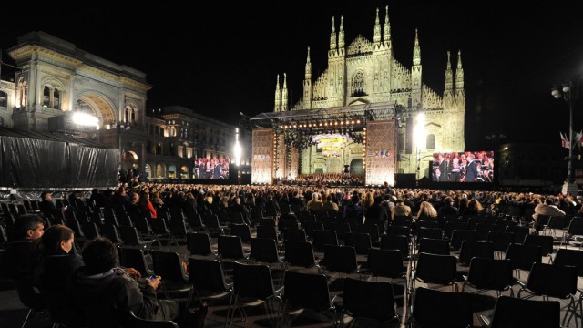 Eröffnungsfeier der Expo 2015 in Mailand.