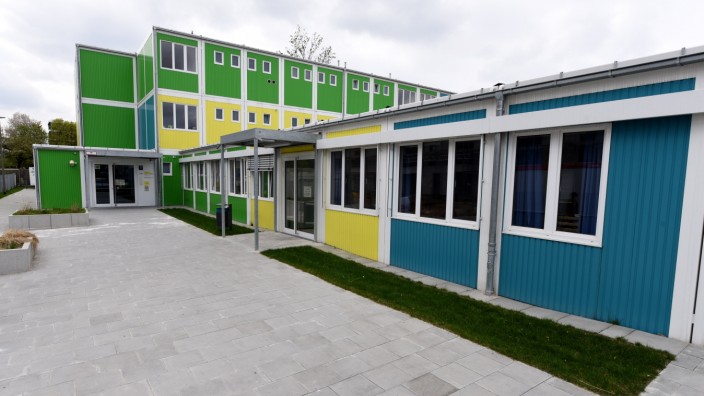 Unterricht im Provisorium: In den Pavillons an der Gertrud-Grunow-Straße ist derzeit eine Förderschule untergebracht.