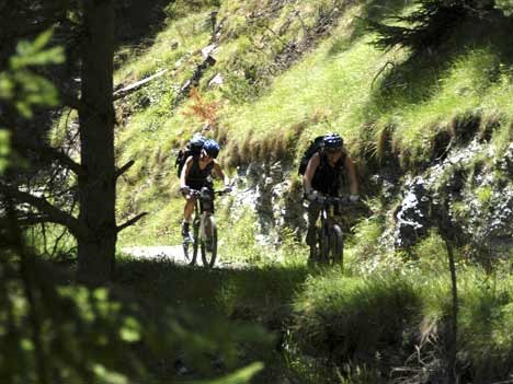 Mountainbike-Tour durch Graubünden