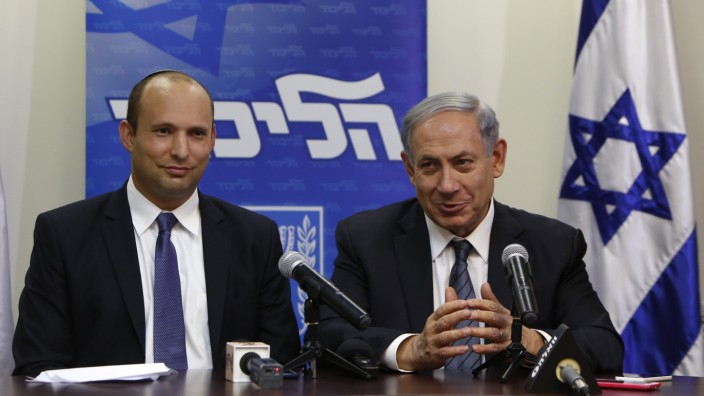 Benjamin Netanjahu und Naftali Bennett
