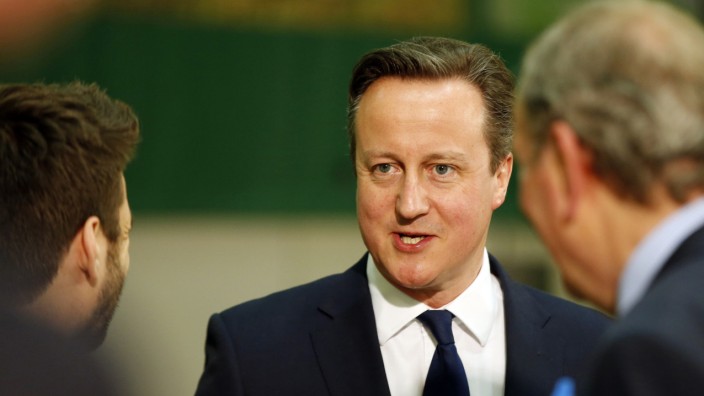 Tories in Großbritannien: Cameron warb mit einem schlichten "Weiter so!" für seine Wiederwahl.