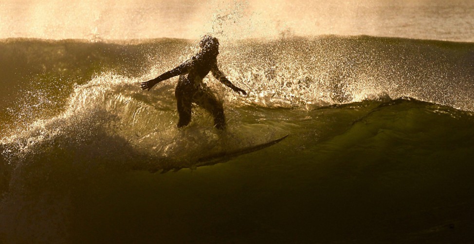 Surfer in San Sebastian