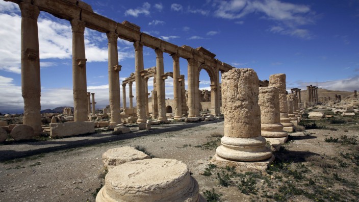 Syrien: Diese Aufnahme der antiken Oasenstadt Palmyra entstand im Jahr 2014.