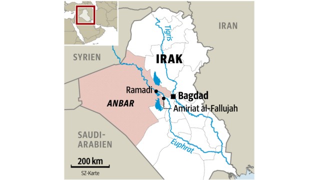 Leben im Irak: Amiriat al-Fallujah liegt etwa 50 Kilometer westlich von Bagdad.
