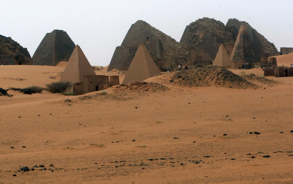 Pyramiden von Meroe, Sudan, Nubien, Reich von Kusch