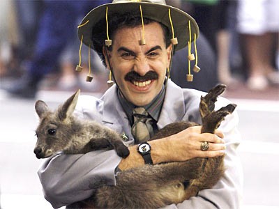"Borat" bei der Filmpräsentation in Sydney