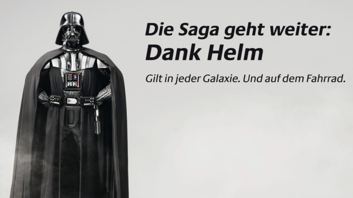 Plakataktion: ´Darth Vader - der Helm sei mit Dir!"