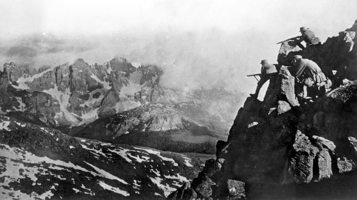 Weltkrieg Striffler: Der Minenkrieg in Tirol Colbricon-Marmolata Alpenkrieg 1