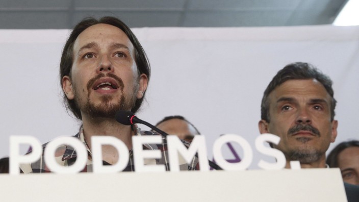 Podemos Party celebrates electoral results