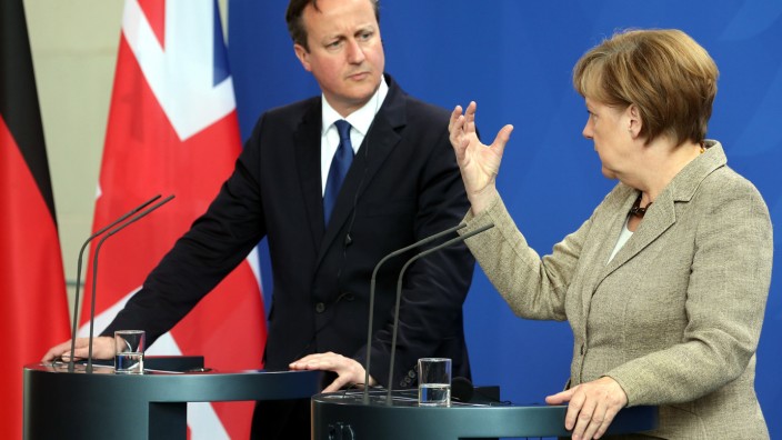 Merkel empfängt Cameron