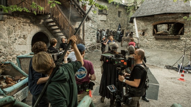 Filmhochschule: Matthias Lang dreht auf Burg Taufers in Südtirol seinen Abschlussfilm.