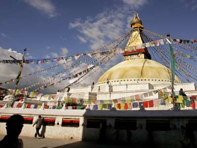 Buddha-Tempel in Kathmandu, Reuters