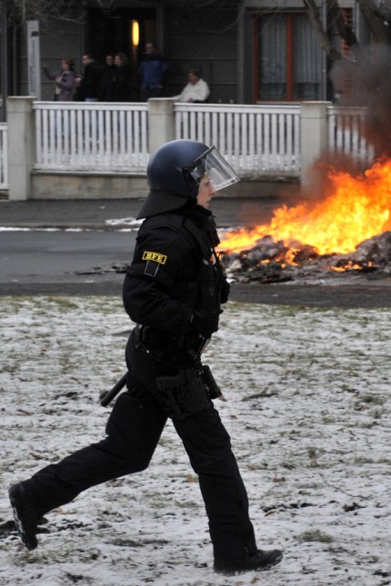 Innere Sicherheit: Stein des Anstoßes: Der Polizeieinsatz in Dresden im Februar 2011 veranlasste die Opposition zu Nachfragen.