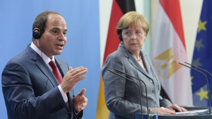 Ägyptischer Präsident Abdel Fattah al-Sisi in Berlin