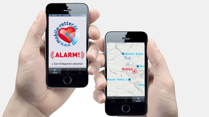 App "Mobile Retter": "Mobile Retter" ermöglicht Lebensrettung per App.