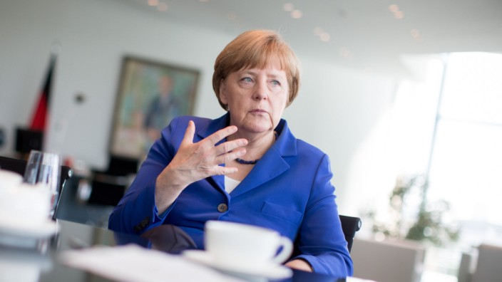 dpa-exklusiv - Bundeskanzlerin Angela Merkel
