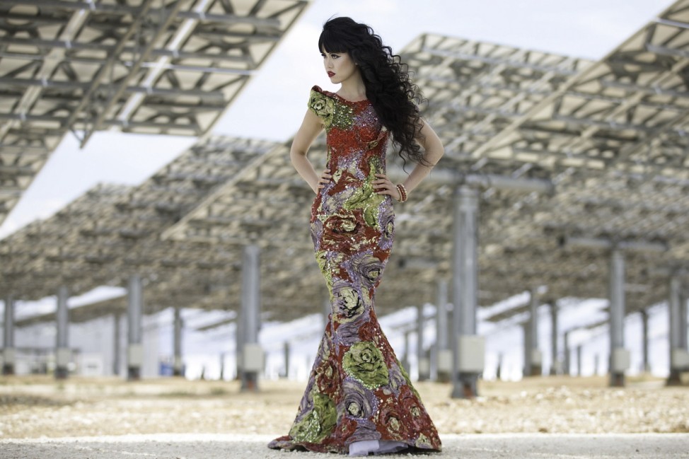 Jessica Minh Anh Produces the First Solar Power Catwalk in Spain