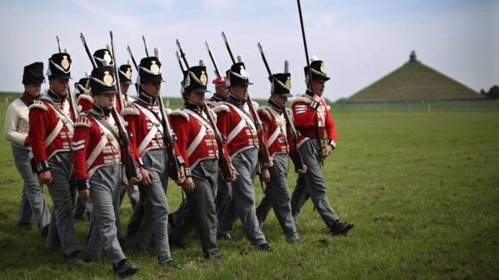 Reenactors Prepare To Commemorate The 200th Anniversary Of The Battle Of Waterloo