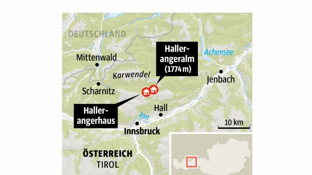 Hallerangeralm in den Alpen: undefined